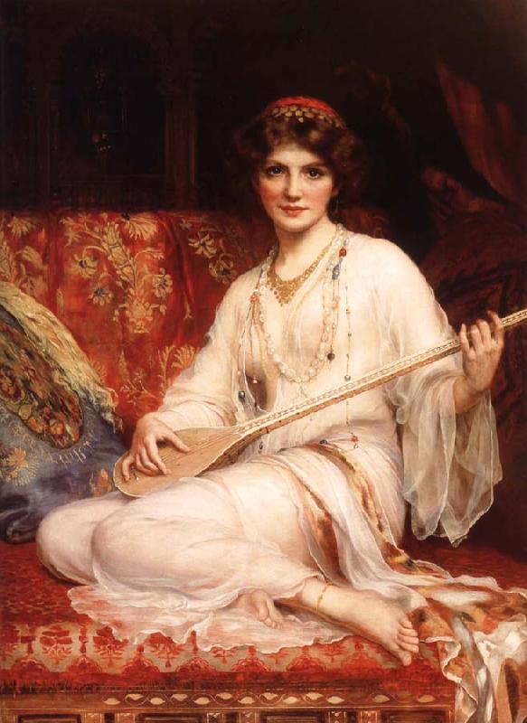 William Clarke Wontner The Dancing Girl oil painting picture